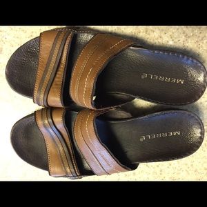 Merrill leather sandals